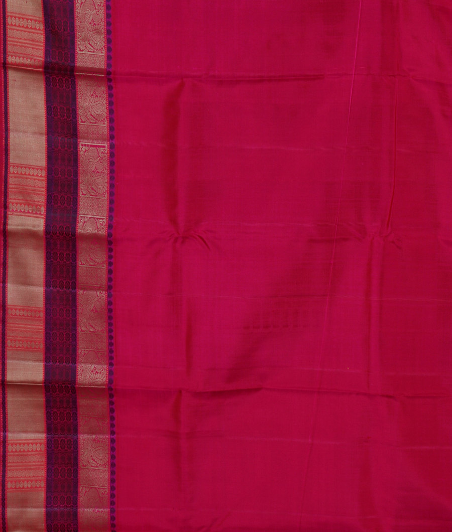 Green Handwoven Kanjivaram Silk Saree T2336793