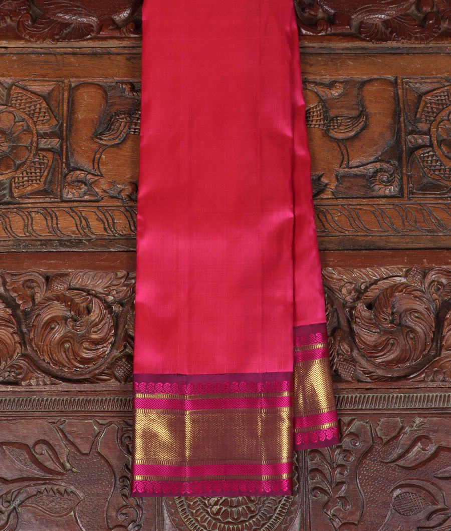 Pink Handwoven Kanjivaram Silk Saree T340103-image