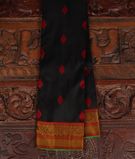Black Handwoven Kanjivaram Silk Saree T1593091