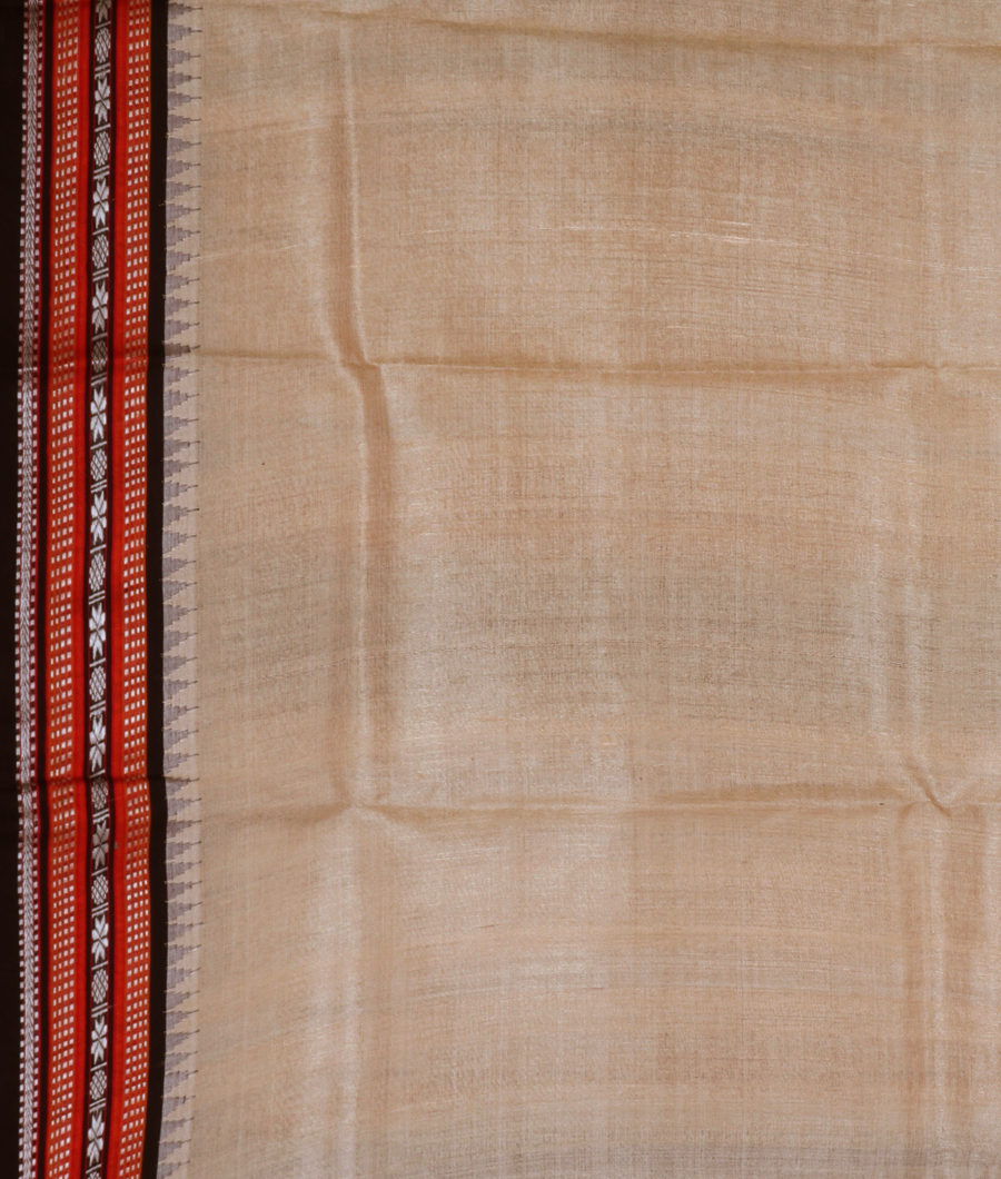 Beige Vidarbha Tussar Saree T3328713