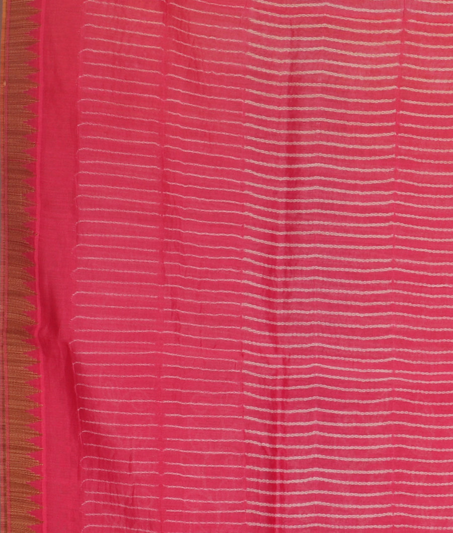 Yellow Printed Cotton Saree T3438803