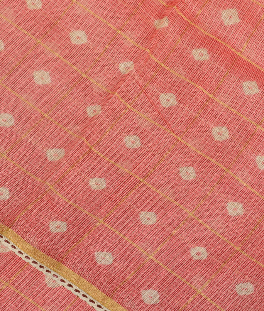 Pink Kota Cotton Saree T343912-image