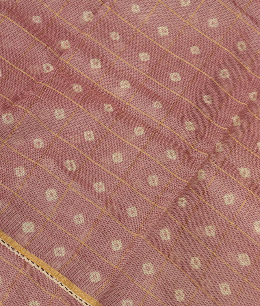 Light Mauve Pink Kota Cotton Saree T343913-image