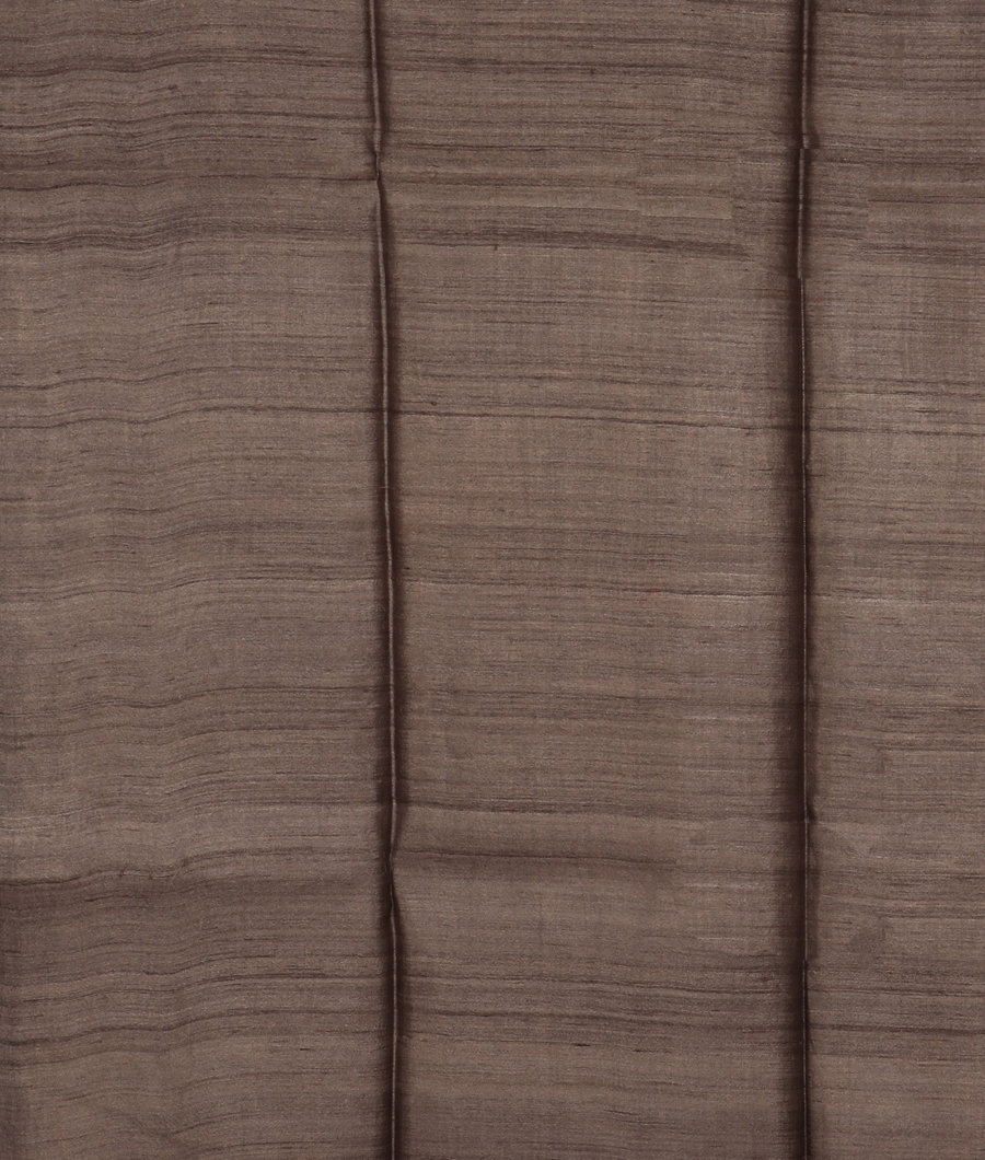 Rust Tussar Printed Saree T3369903