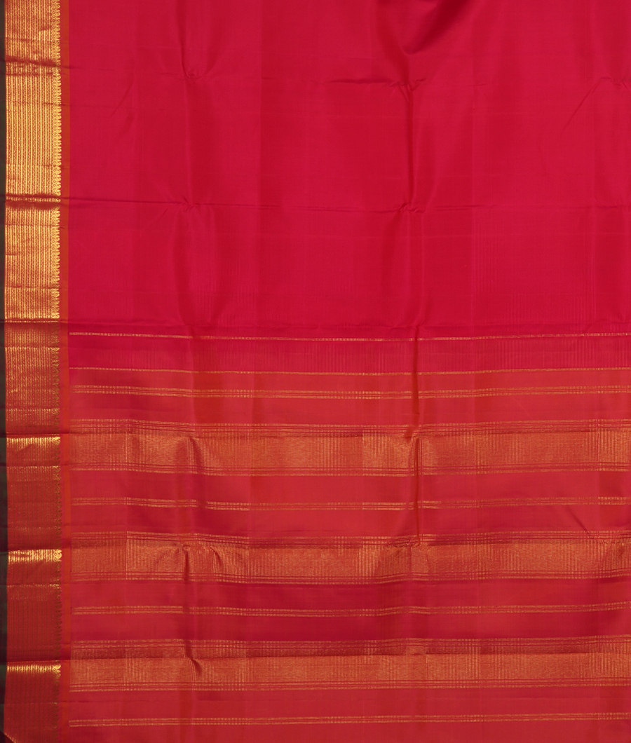 Magenta Handwoven Kanjivaram Silk Saree T1816244
