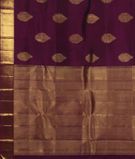 Purple Handwoven Kanjivaram Silk Saree T3372854