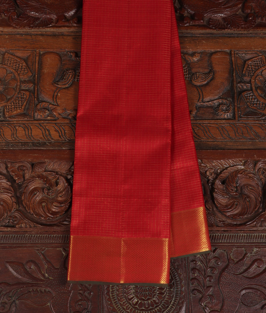 Maroon Handwoven Kanjivaram Silk Saree T341441-image