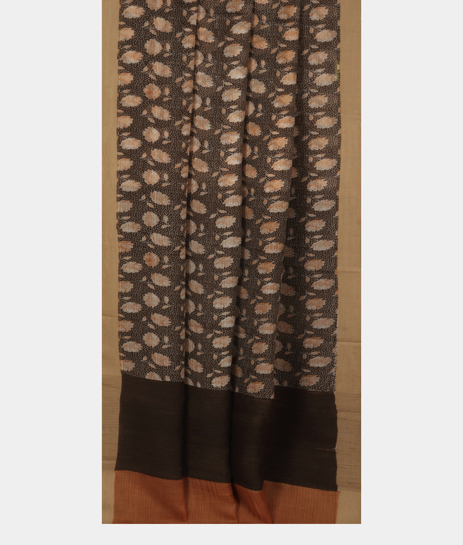 Green Kota Cotton Saree T3449892