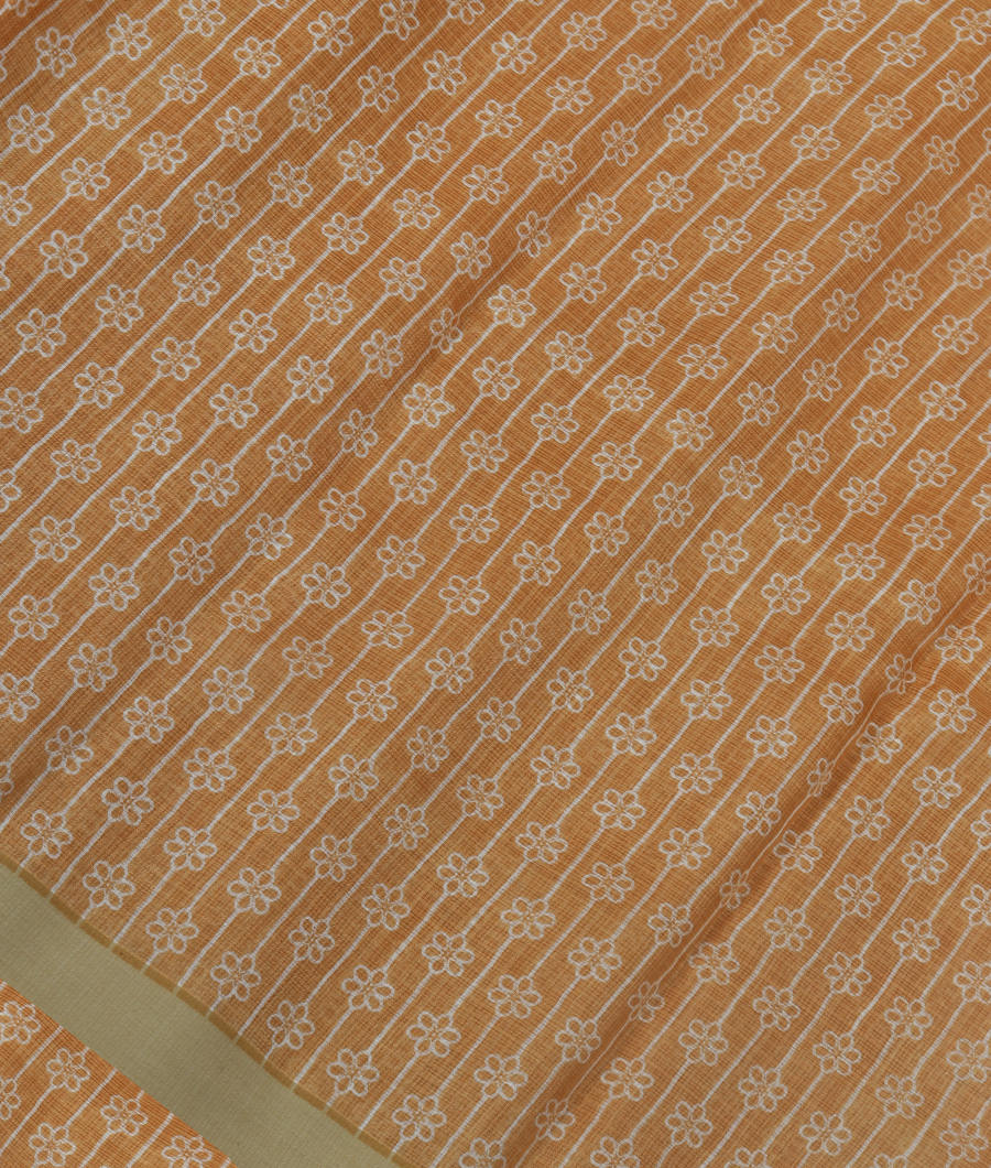 Yellow Kota Cotton Saree T344947-image