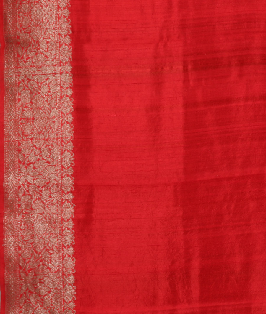 Yellow Banaras Tussar Saree T3184203