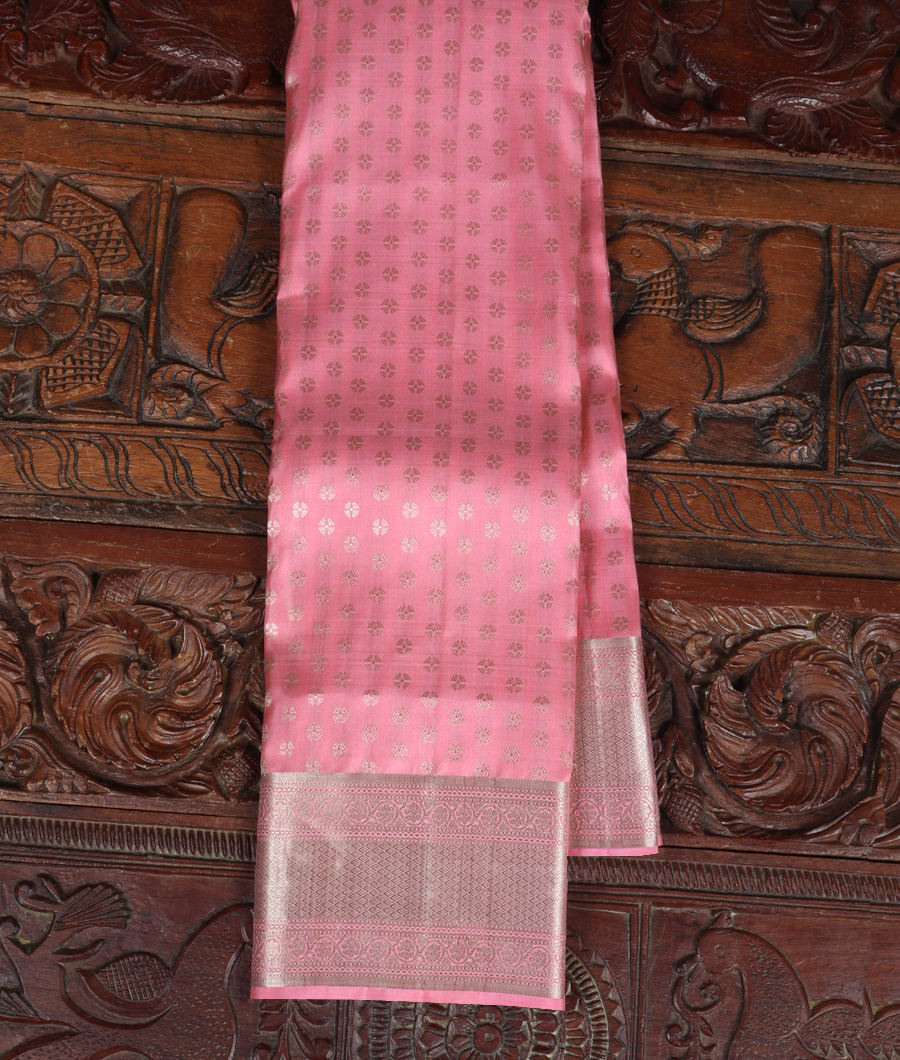 Pink Handwoven Kanjivaram Silk Saree T340665-image