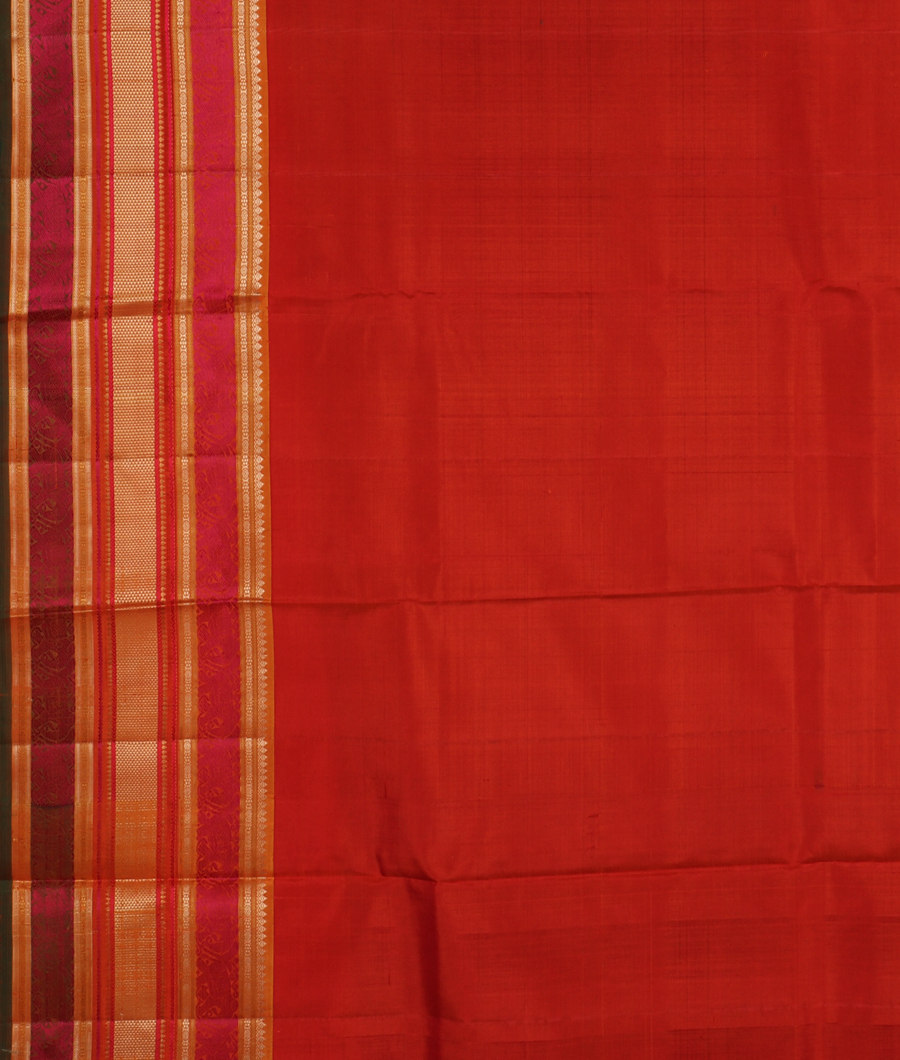 Green Handwoven Kanjivaram Silk Saree T3166053