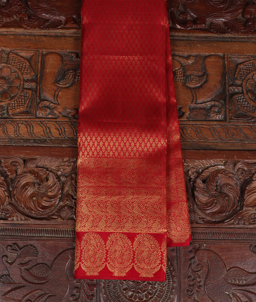 Maroon Handwoven Kanjivaram Silk Saree T331080-image
