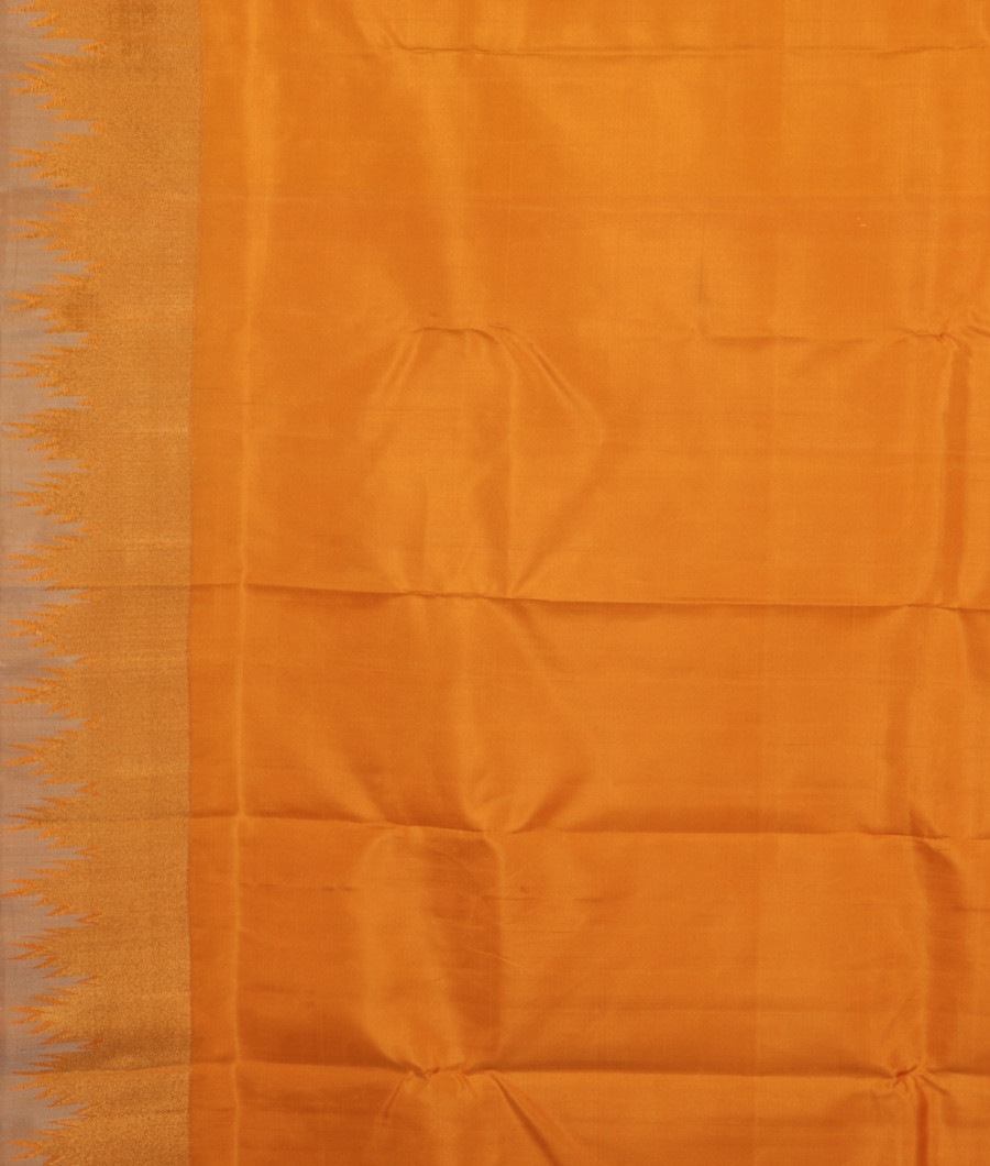 Yellow Handwoven Kanjivaram Silk Saree T3401103