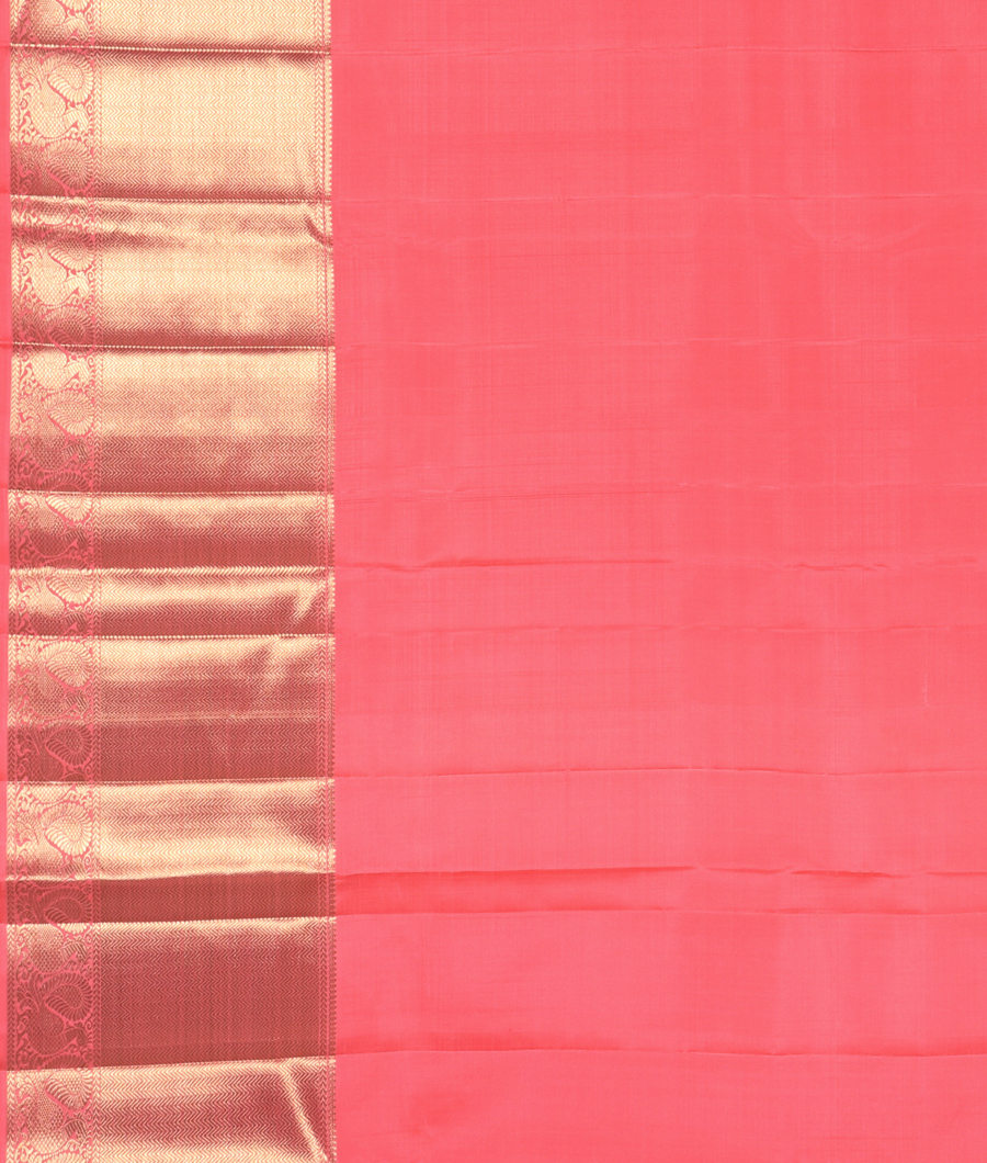 Pink Handwoven Kanjivaram Silk Saree T3324313