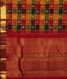 Multicolour Handwoven Kanjivaram Silk Saree T3398064