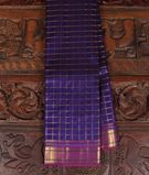 Purple Handwoven Kanjivaram Silk Saree T3254091