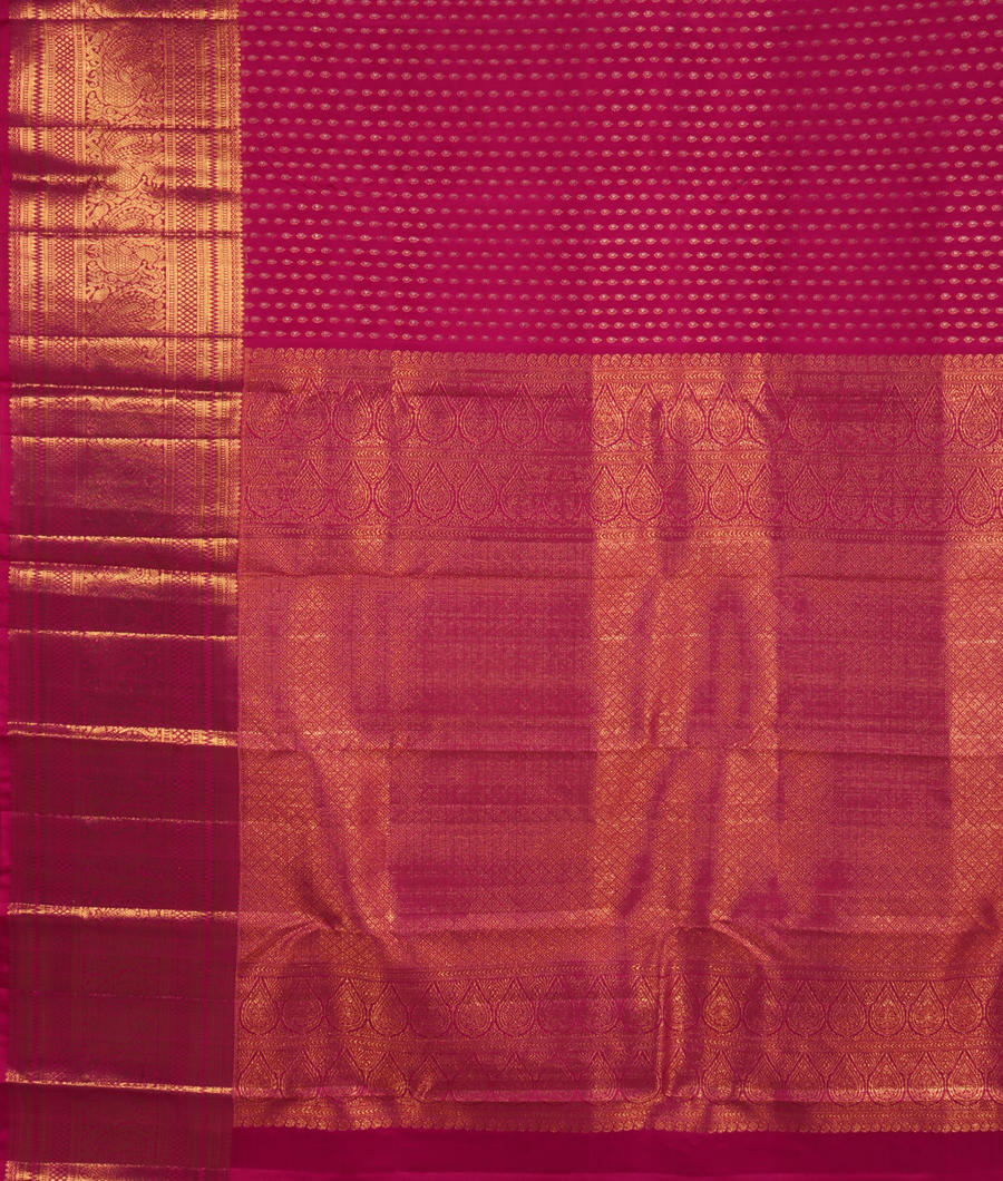 Magenta Handwoven Kanjivaram Silk Saree T3041204