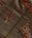 Green Tussar Printed Saree T3404641