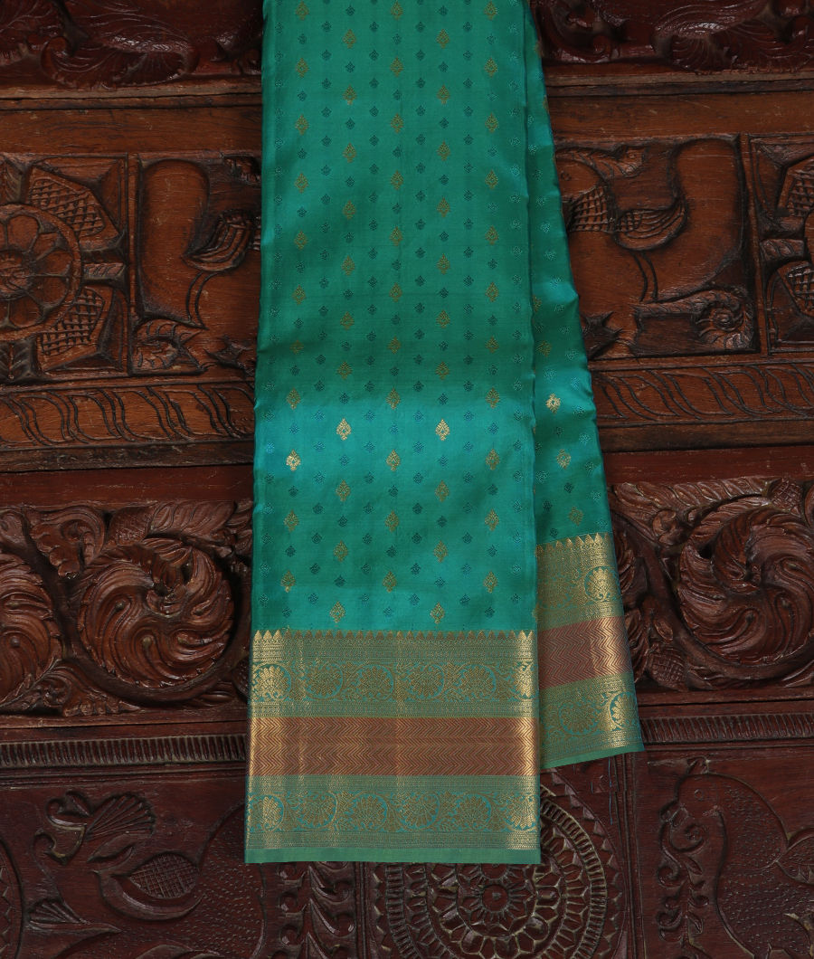 Green Soft Silk Saree T308374-image