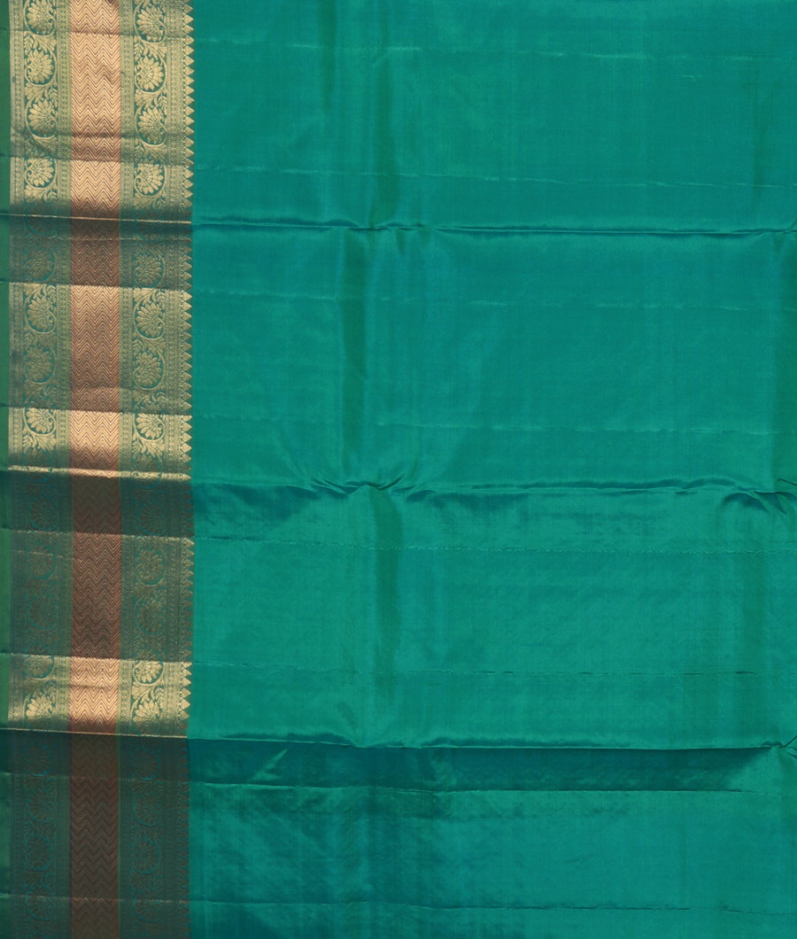 Green Soft Silk Saree T3083743