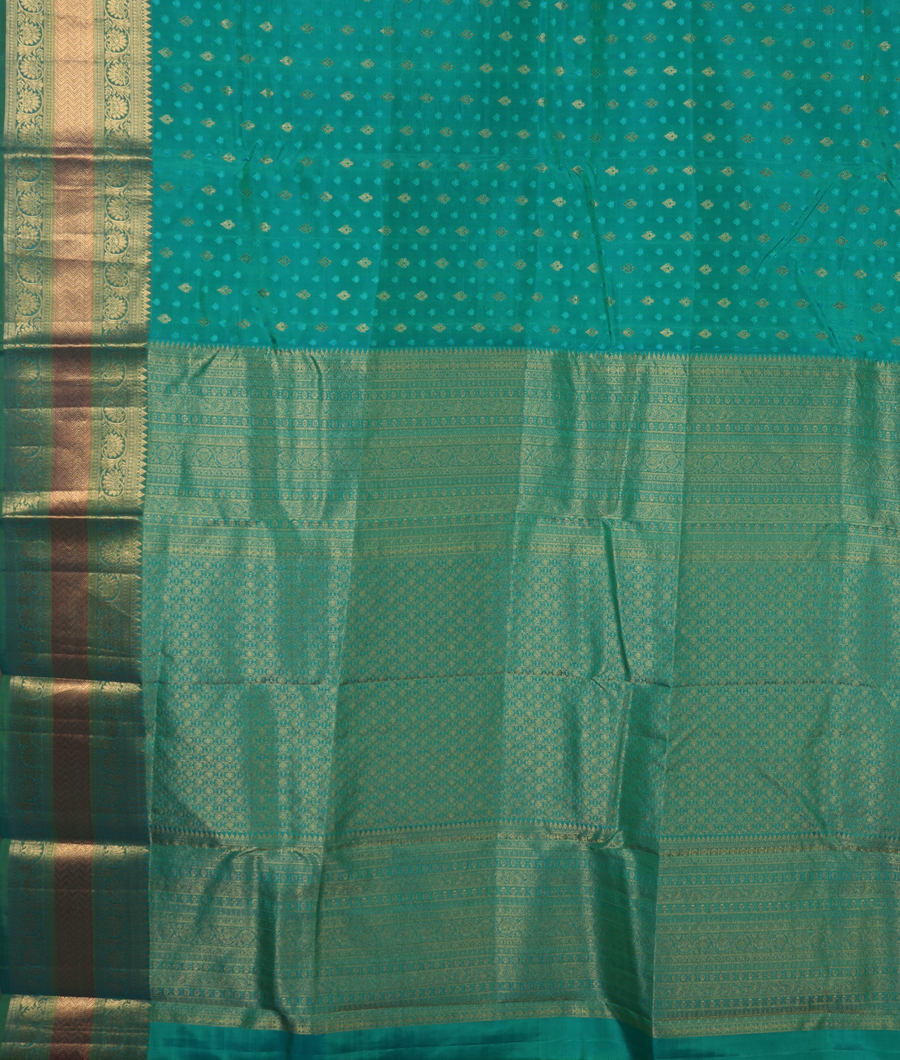 Green Soft Silk Saree T3083744