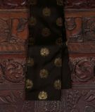 Black Handwoven Kanjivaram Silk Saree T570851