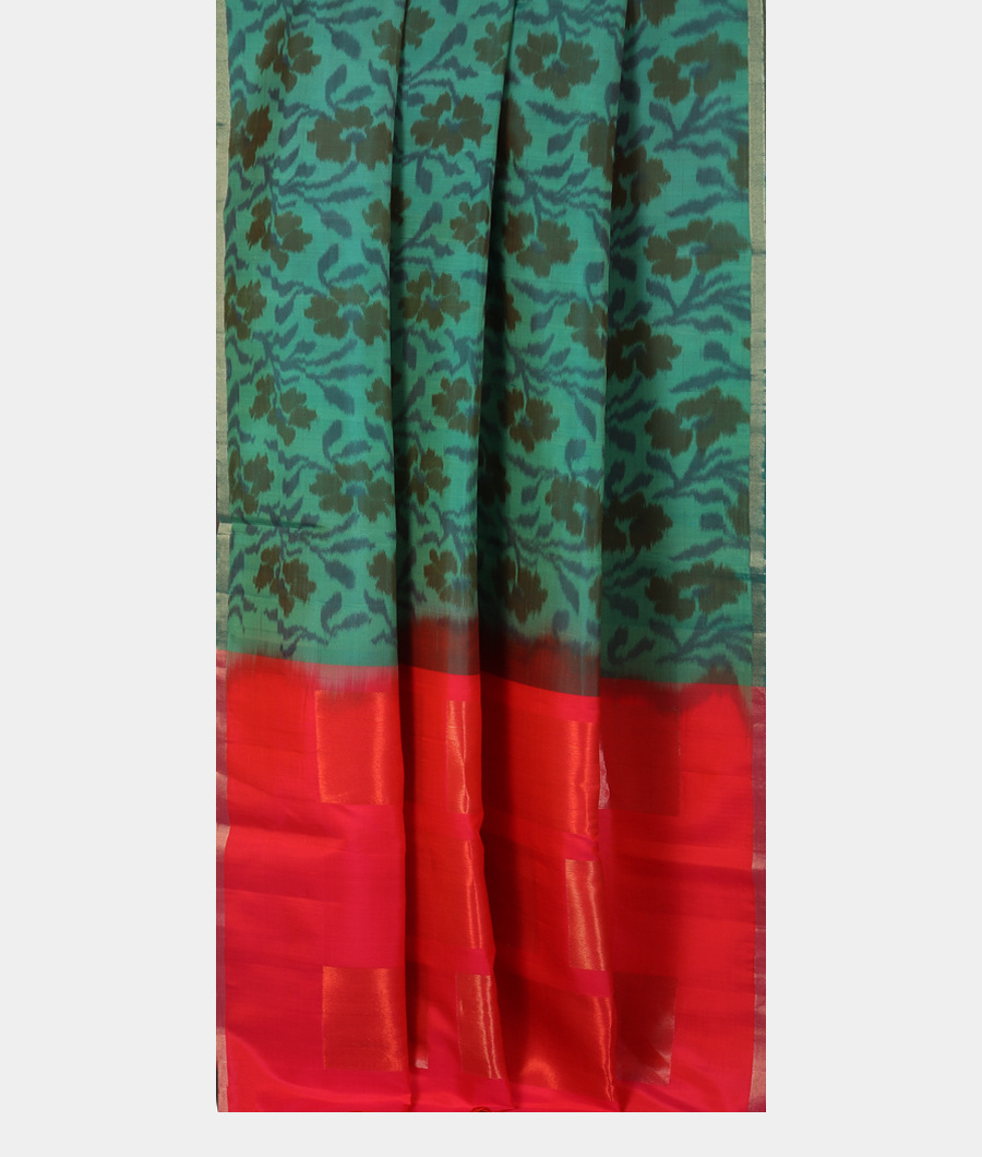 Green Soft Silk Saree T3405982