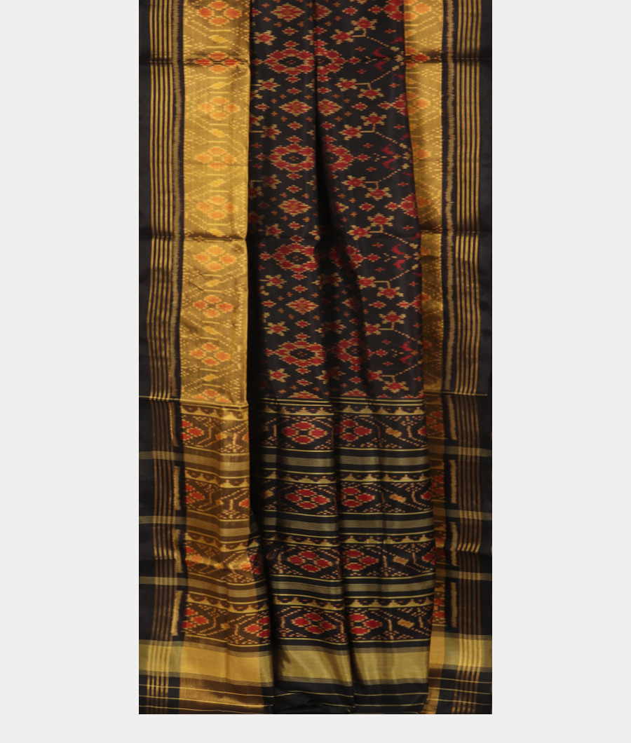 Black Patola Silk Saree T3453132