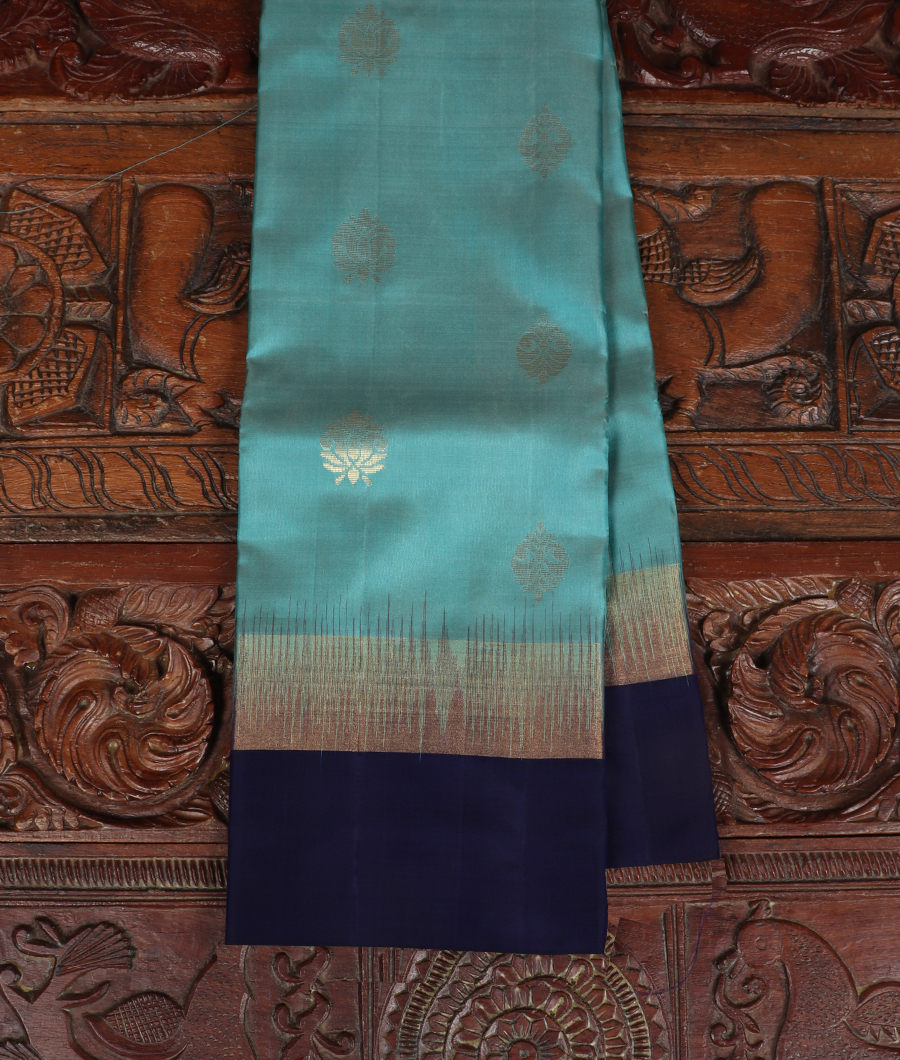 Blue Soft Silk Saree T333433-image