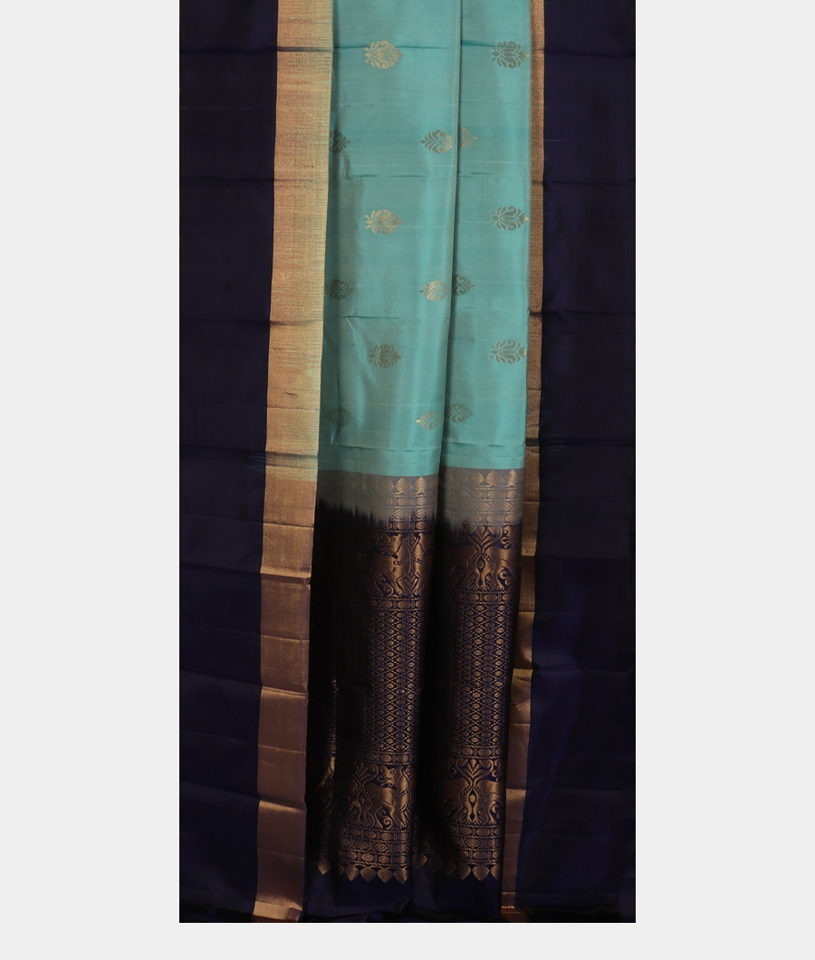 Blue Soft Silk Saree T3334332