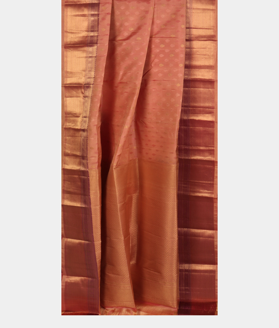 Peach Soft Silk Saree T3337692