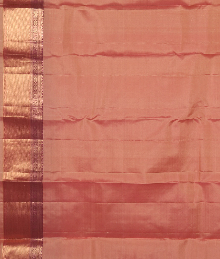 Peach Soft Silk Saree T3337693