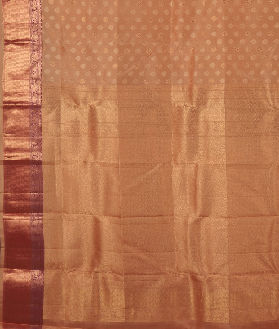 Beige Soft Silk Saree T3337764