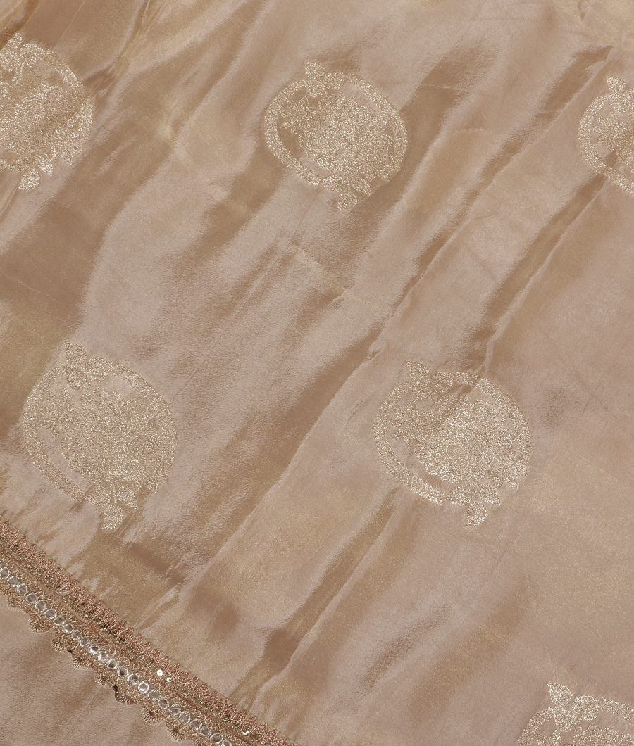 Beige Georgette Silk Saree T342840-image