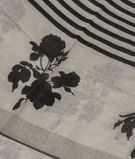 Grey Linen Printed Saree T3439581