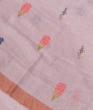 Lavender Linen Embroidery Saree T3439591
