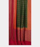 Green Banaras Georgette Silk Saree T3464182