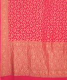 Pink Banaras Georgette Silk Saree T2677704