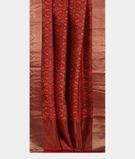 Red Printed Raw Silk Saree T3451992