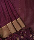 Wine Purple Mysore Silk Saree T3451312