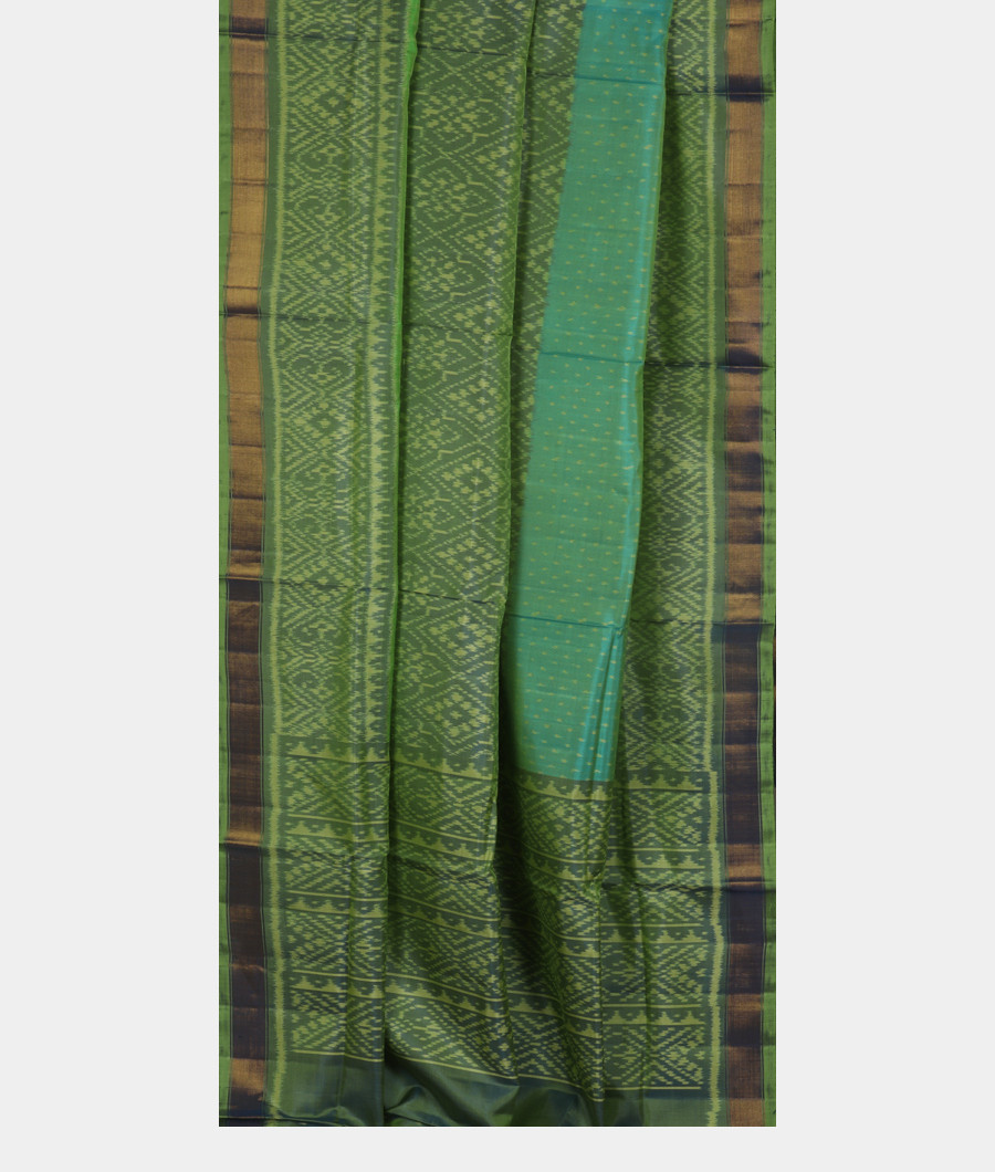 Green Patola Silk Saree T3453072