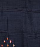 Purple Tussar Embroidery Saree T3443533