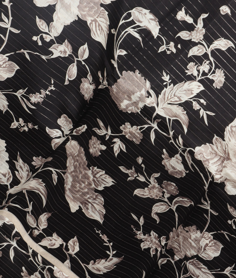 Black Chaniya Silk Saree T285742-image