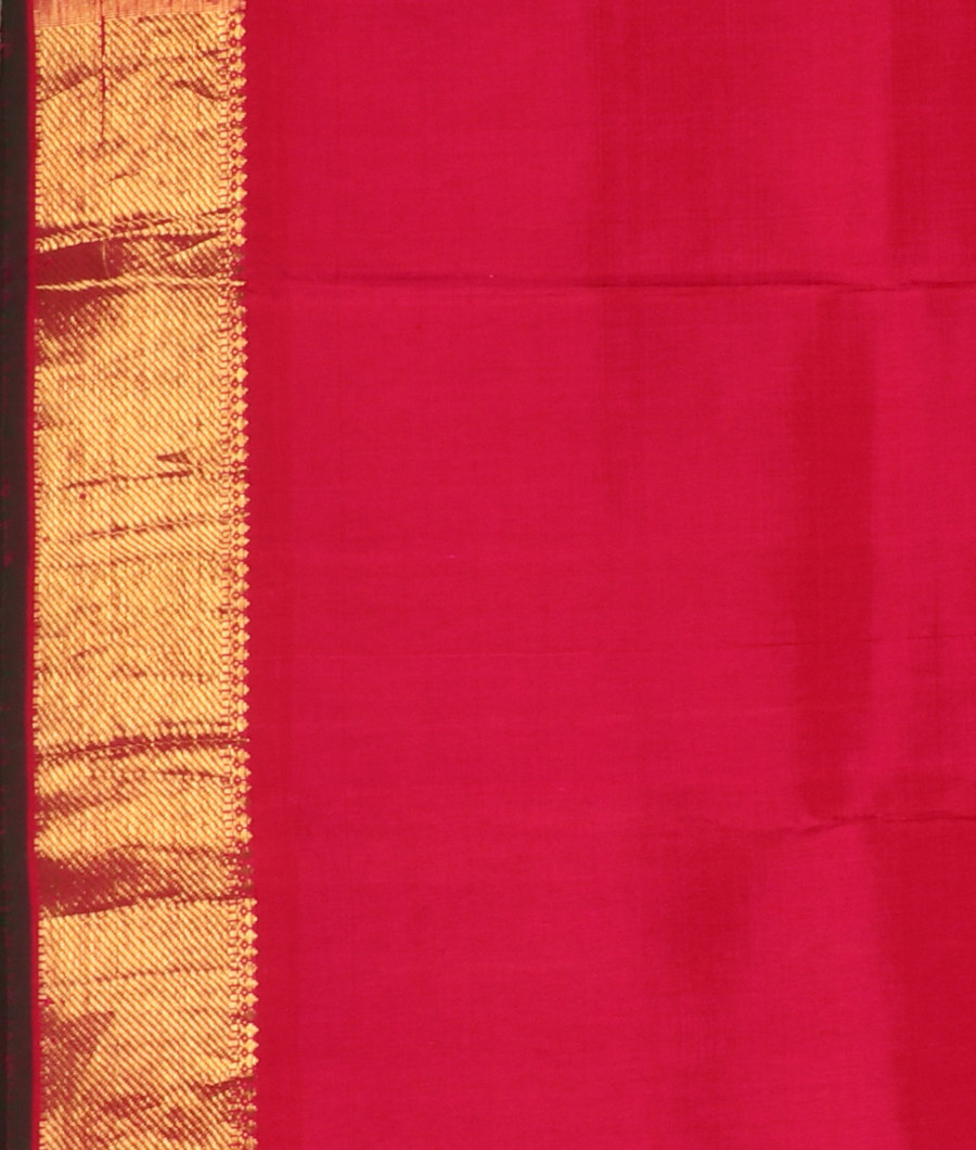 White Printed Kanjivaram Silk Saree T3448673