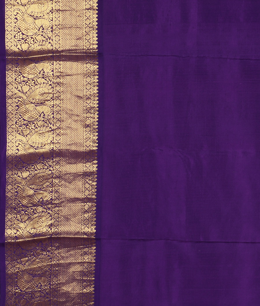 Light Blue Printed Kanjivaram Silk Saree T3094583