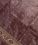 Brown Tussar Embroidery Saree T947061