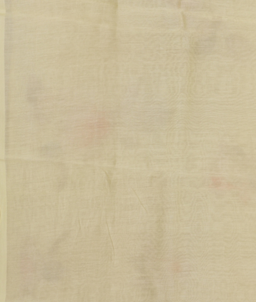 Yellow Super Fine Printed Cotton Saree T3465393