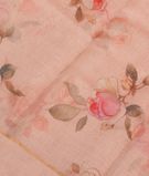 Pink Super Fine Printed Cotton Saree T3465351