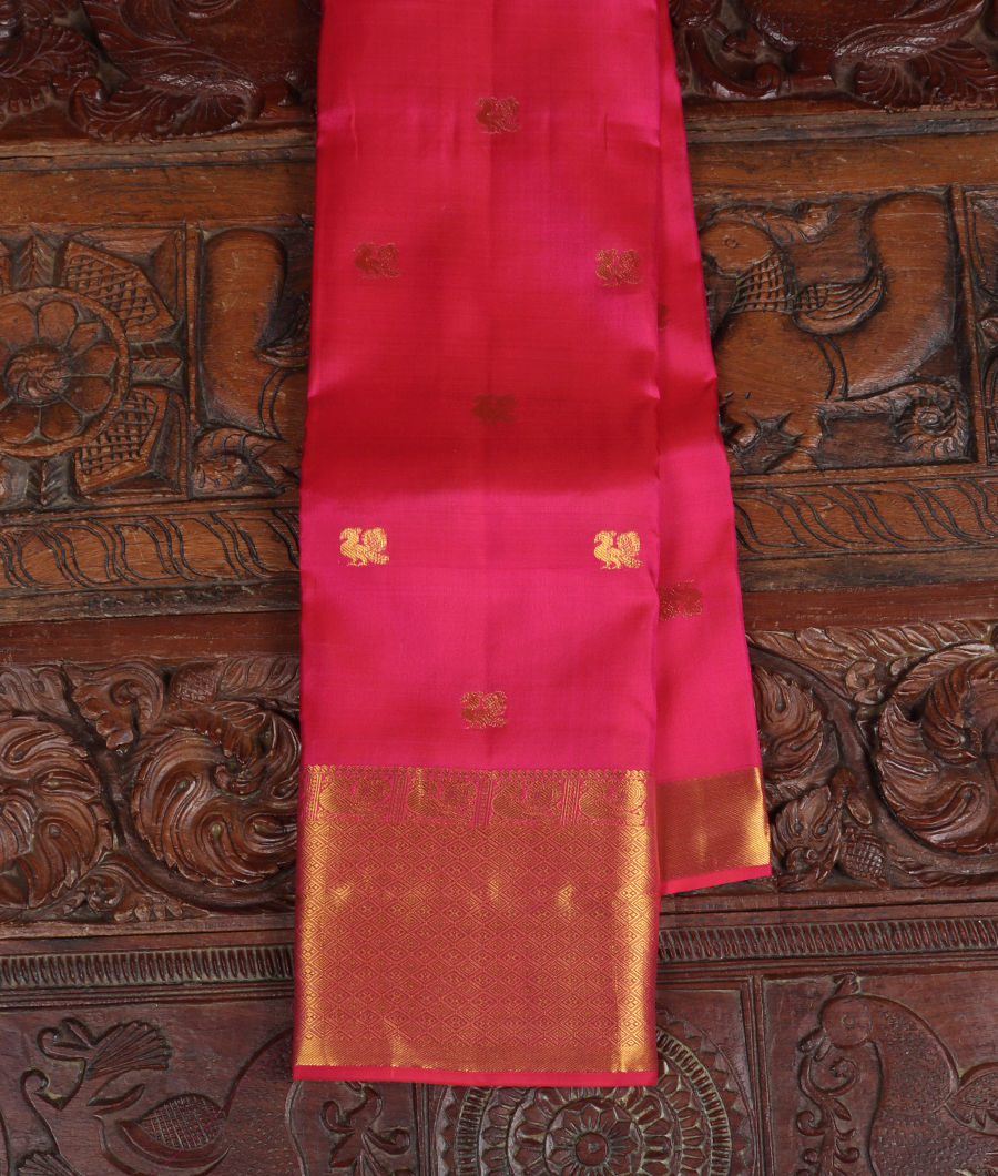 Magenta Soft Silk Saree T337899-image